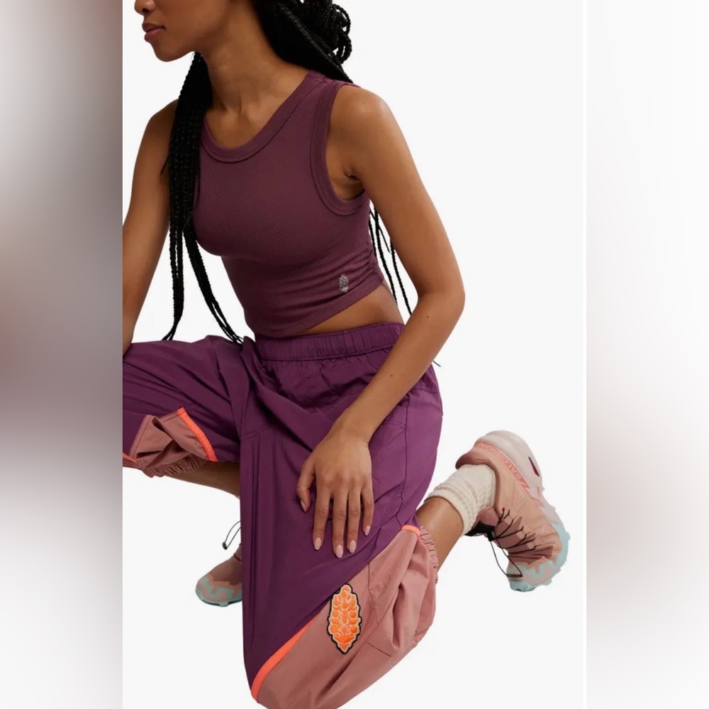Free people free flow colorblock joggers NWT